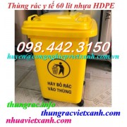 Thùng rác y tế 60 Lít - chất thải nguy hại