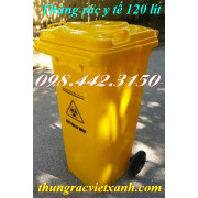Thùng rác y tế 120 Lít VX120V - chất thải nguy hại