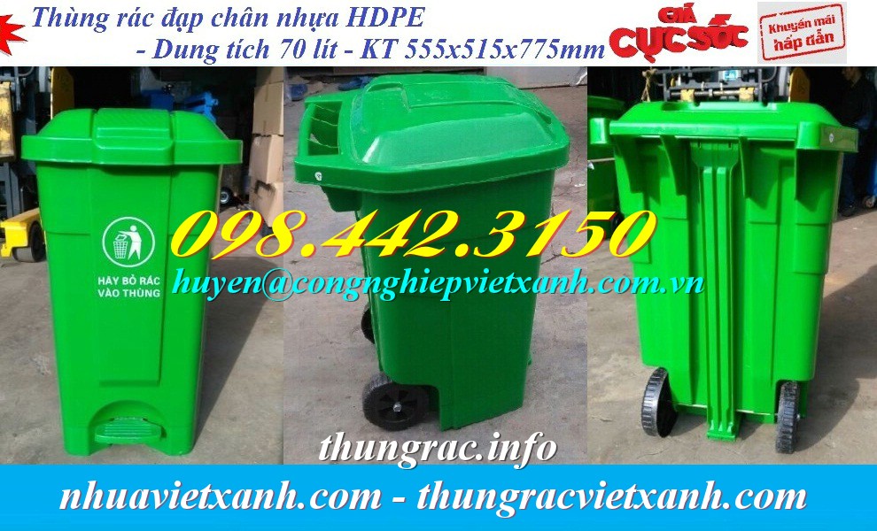 Thùng rác Việt Xanh – thùng rác công nghiệp, thùng nhựa, khay nhựa, nhựa công nghiệp