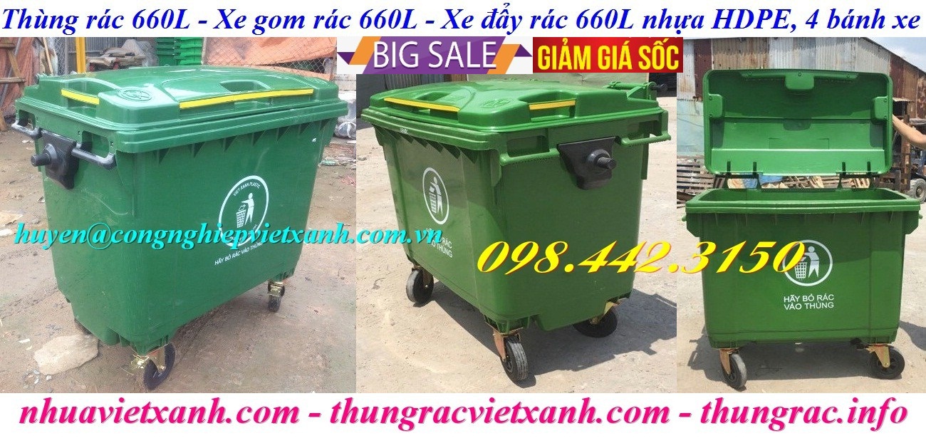 Thùng rác Việt Xanh – thùng rác công nghiệp, thùng nhựa, khay nhựa, nhựa công nghiệp