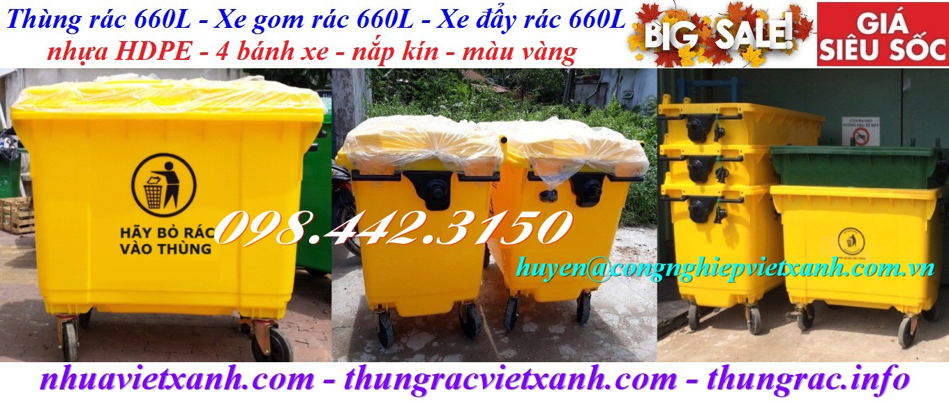 Thùng rác Việt Xanh – thùng rác công nghiệp, thùng nhựa, khay nhựa, nhựa công nghiệp