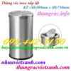 Thùng rác inox nắp lật 380x730