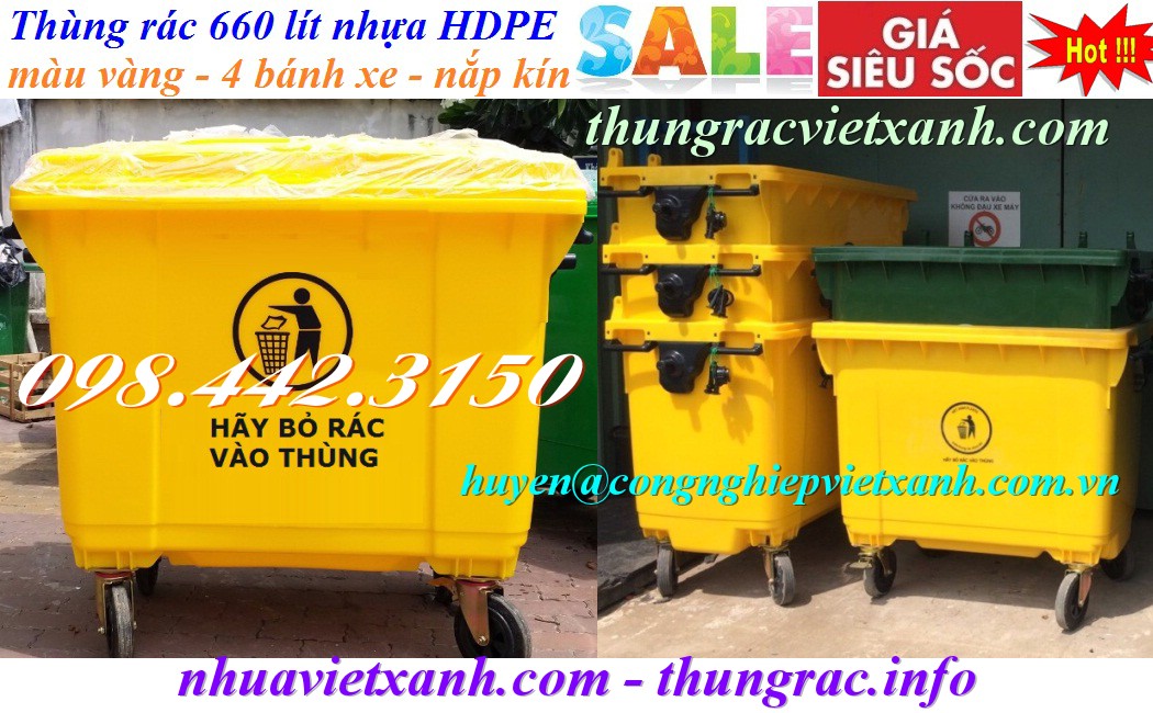 Thùng rác Việt Xanh – thùng rác công nghiệp, thùng nhựa, khay nhựa, nhựa công nghiệp