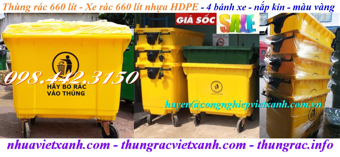 Thùng rác Việt Xanh – thùng rác công nghiệp, thùng nhựa, khay nhựa, nhựa công nghiệp