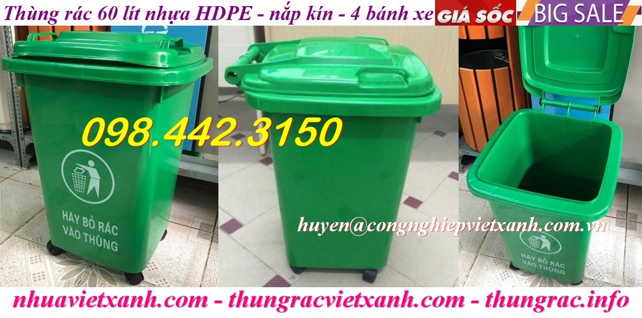 Thùng rác Việt Xanh – thùng rác công nghiệp, thùng nhựa, khay nhựa, nhựa công nghiệp