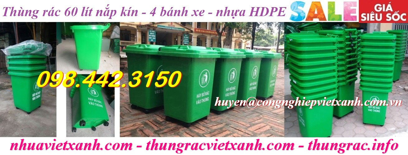 Thùng rác Việt Xanh – thùng rác công nghiệp, thùng nhựa, khay nhựa, nhựa công nghiệp