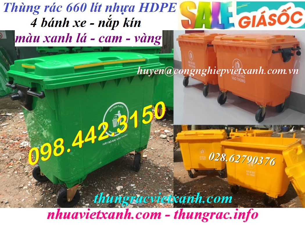 Thùng rác Việt Xanh – thùng rác công nghiệp, thùng nhựa, khay nhựa, nhựa công nghiệp
