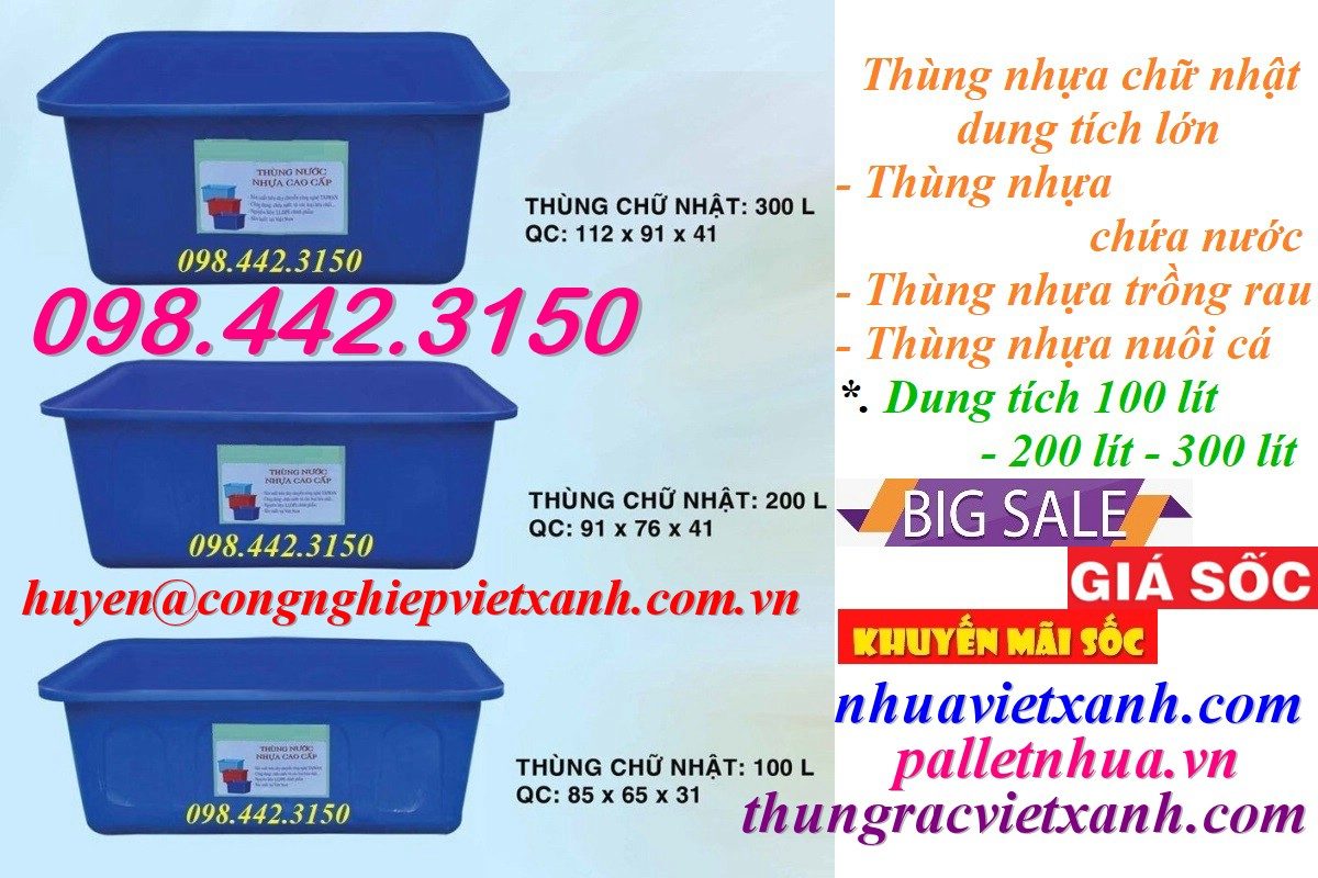 Thùng rác Việt Xanh – thùng rác công nghiệp, thùng nhựa, khay nhựa, nhựa công nghiệp