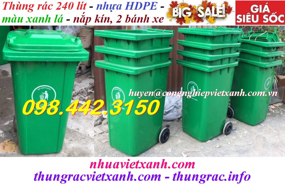 Thùng rác Việt Xanh – thùng rác công nghiệp, thùng nhựa, khay nhựa, nhựa công nghiệp