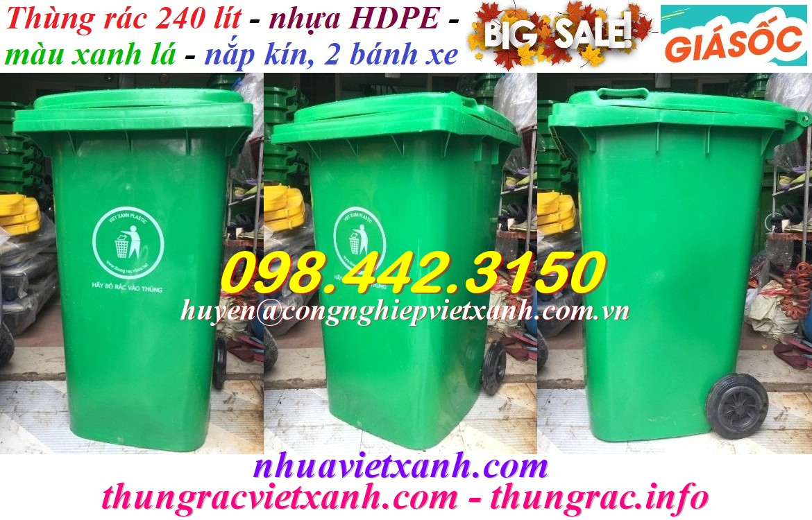 Thùng rác Việt Xanh – thùng rác công nghiệp, thùng nhựa, khay nhựa, nhựa công nghiệp