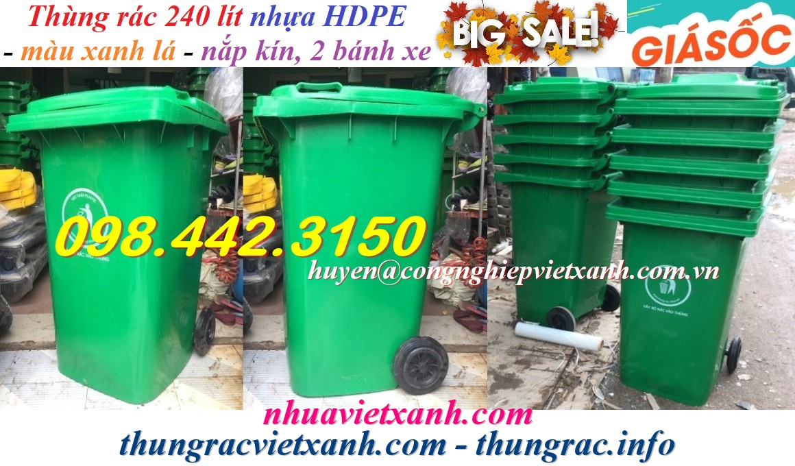 Thùng rác Việt Xanh – thùng rác công nghiệp, thùng nhựa, khay nhựa, nhựa công nghiệp
