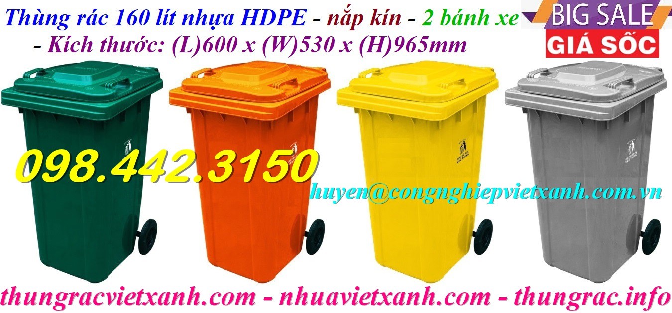 Thùng rác Việt Xanh – thùng rác công nghiệp, thùng nhựa, khay nhựa, nhựa công nghiệp