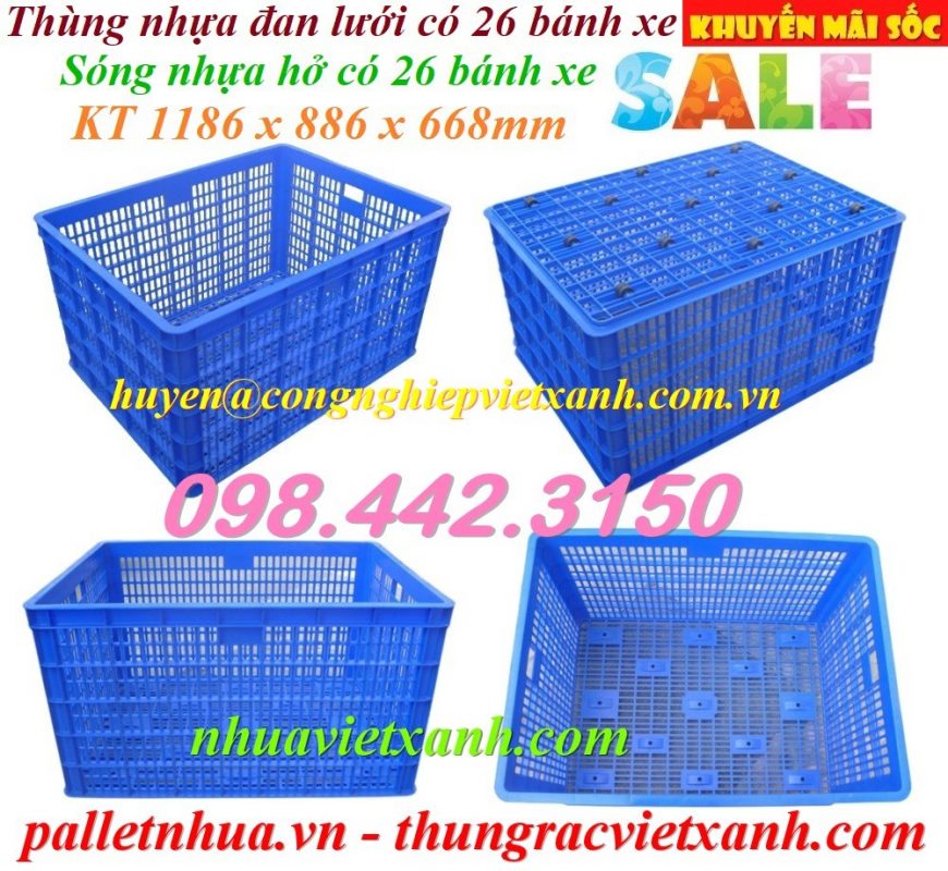 Thùng rác Việt Xanh – thùng rác công nghiệp, thùng nhựa, khay nhựa, nhựa công nghiệp