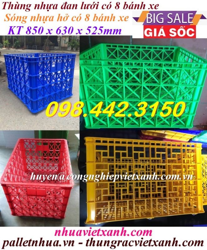 Thùng rác Việt Xanh – thùng rác công nghiệp, thùng nhựa, khay nhựa, nhựa công nghiệp