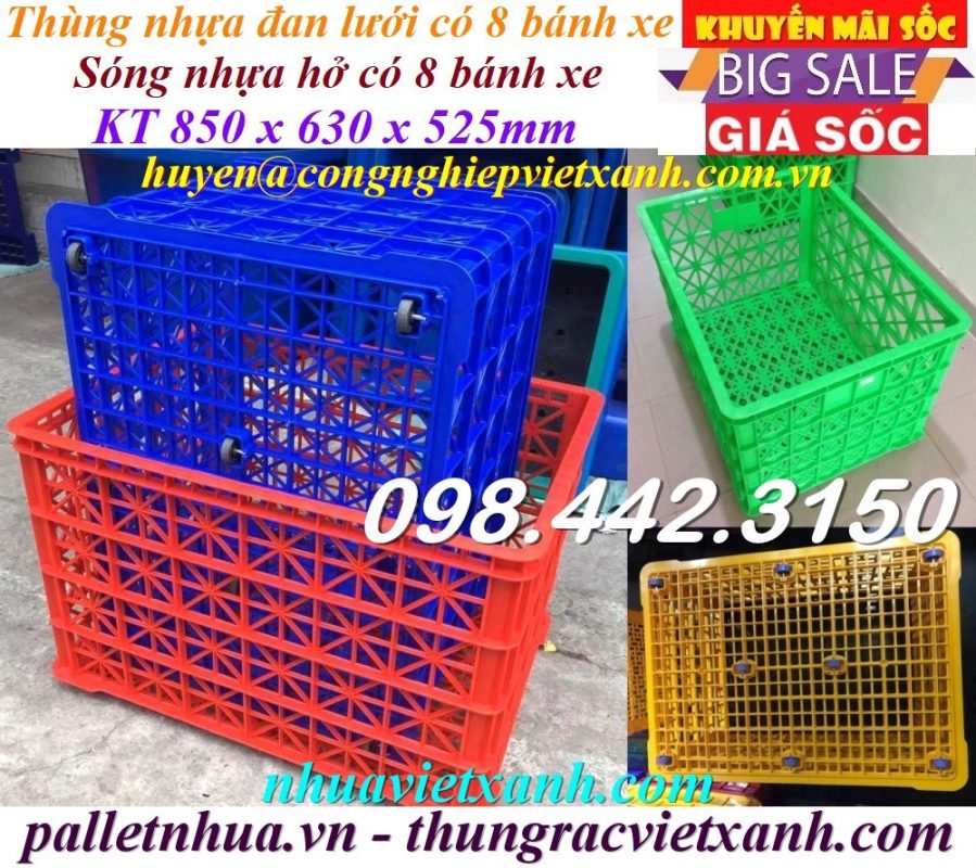Thùng rác Việt Xanh – thùng rác công nghiệp, thùng nhựa, khay nhựa, nhựa công nghiệp