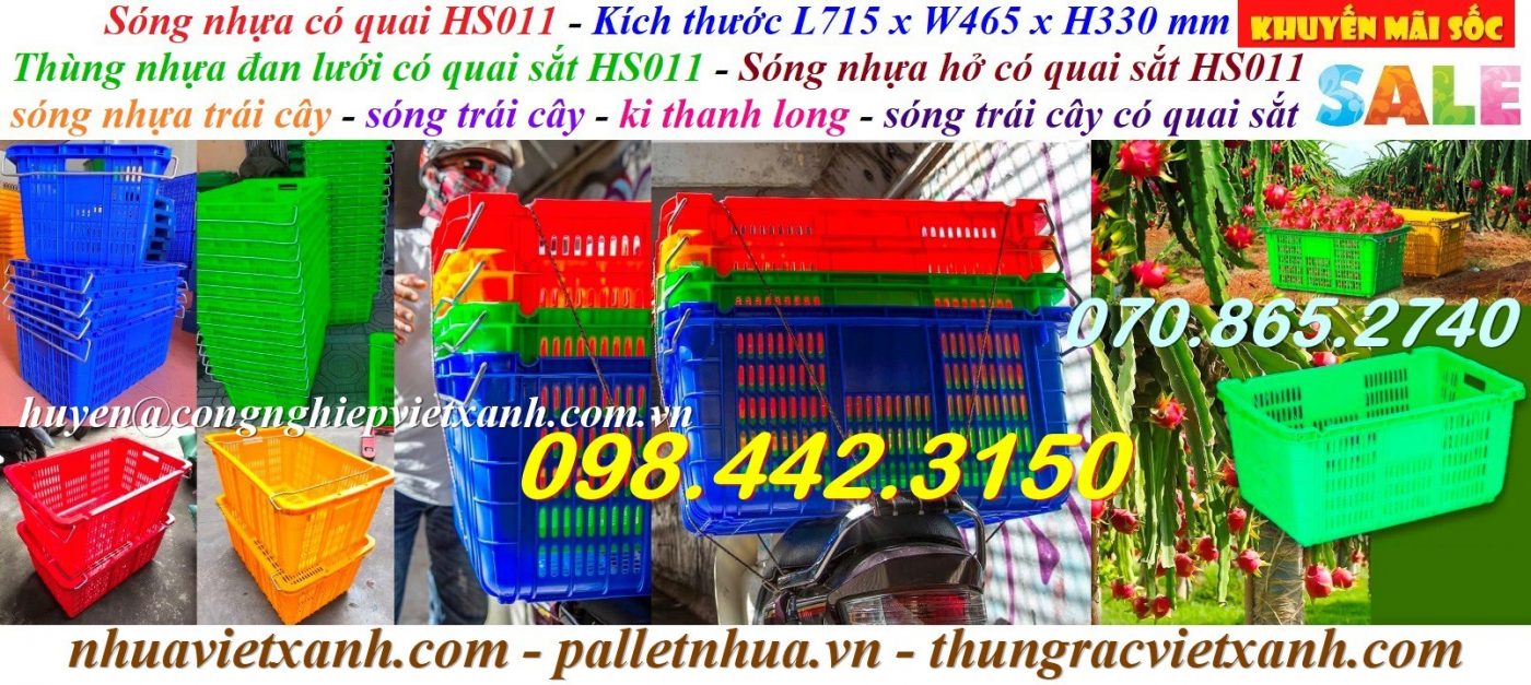 Thùng rác Việt Xanh – thùng rác công nghiệp, thùng nhựa, khay nhựa, nhựa công nghiệp