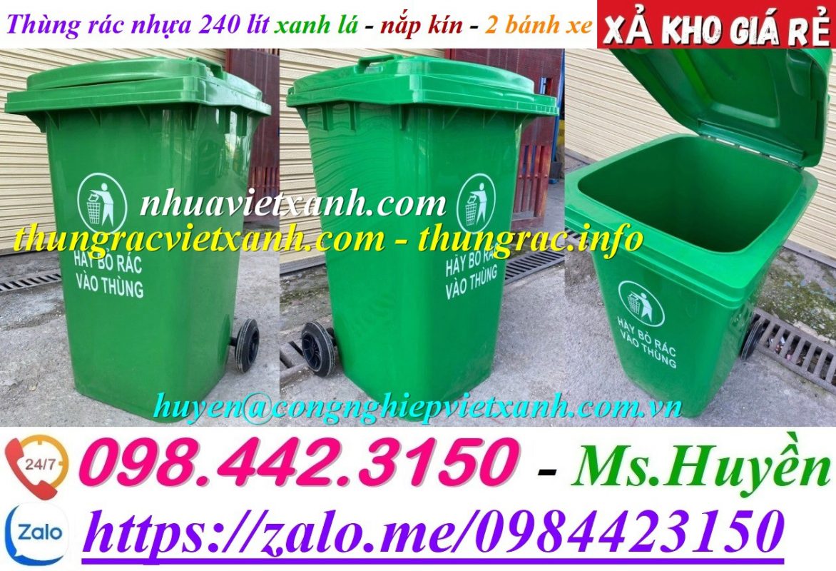 Thùng rác Việt Xanh – thùng rác công nghiệp, thùng nhựa, khay nhựa, nhựa công nghiệp