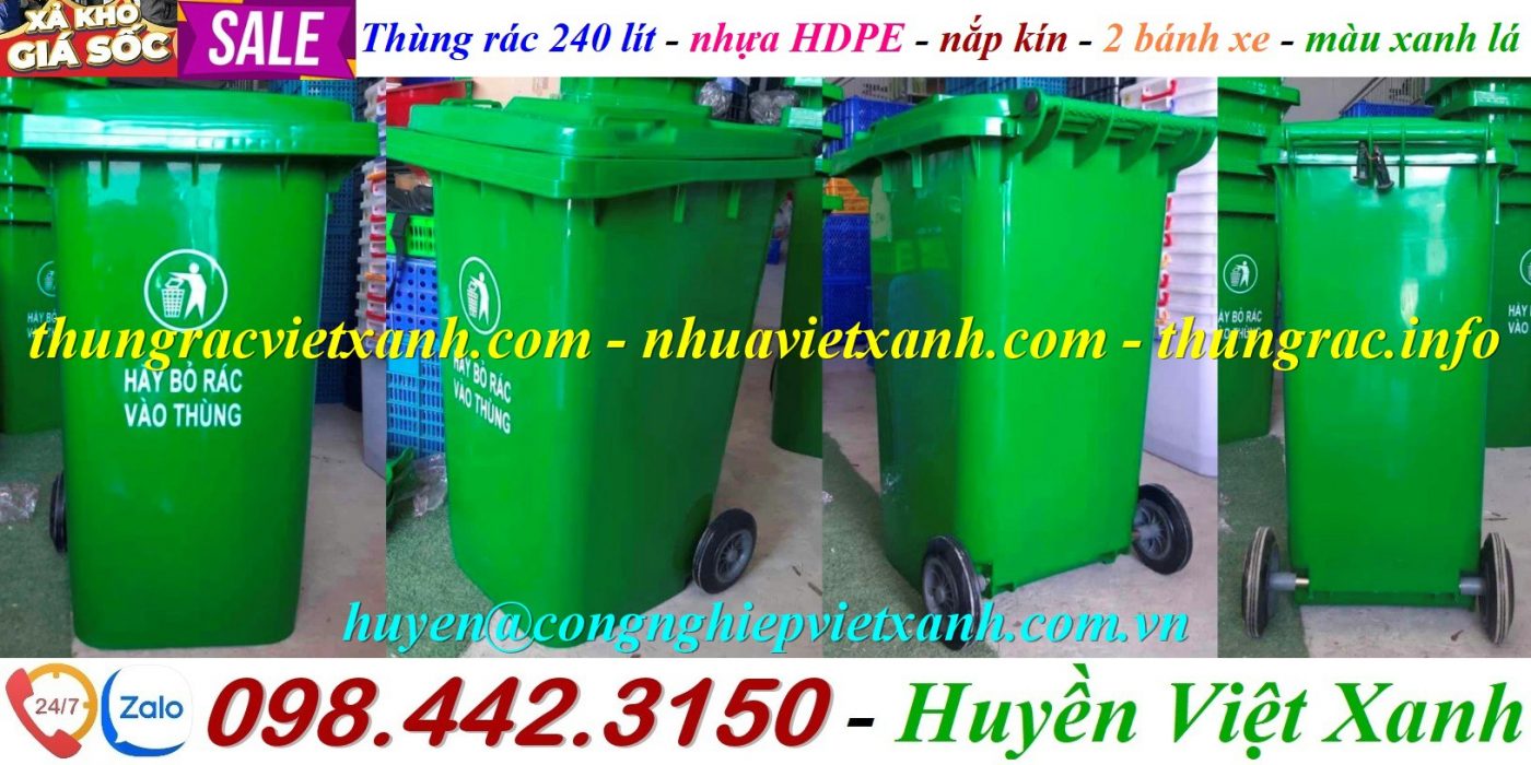 Thùng rác Việt Xanh – thùng rác công nghiệp, thùng nhựa, khay nhựa, nhựa công nghiệp