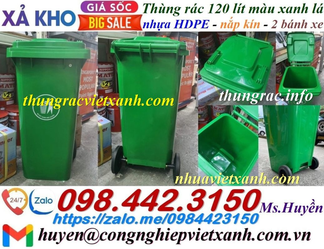 Thùng rác Việt Xanh – thùng rác công nghiệp, thùng nhựa, khay nhựa, nhựa công nghiệp