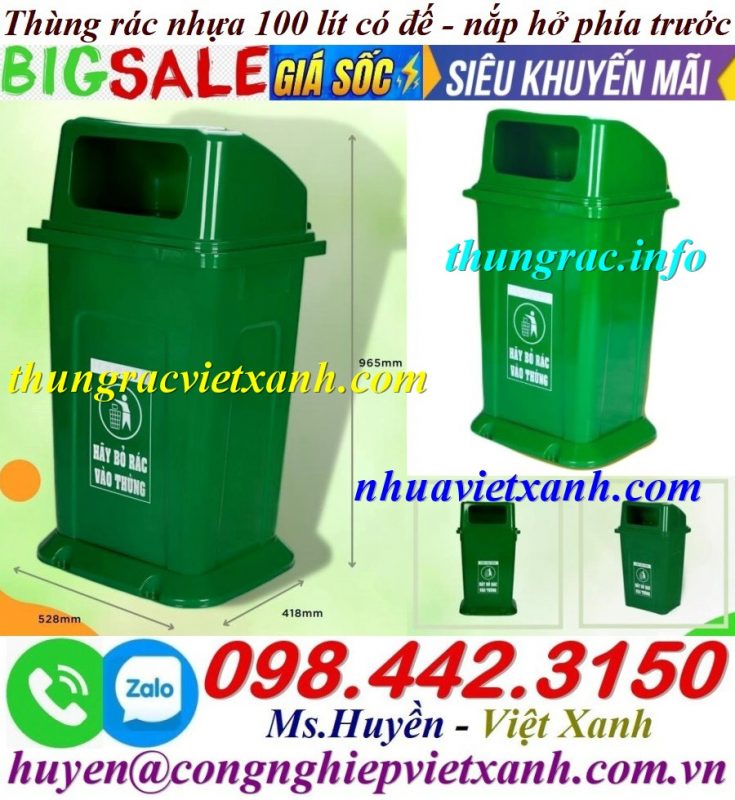 Thùng rác Việt Xanh – thùng rác công nghiệp, thùng nhựa, khay nhựa, nhựa công nghiệp