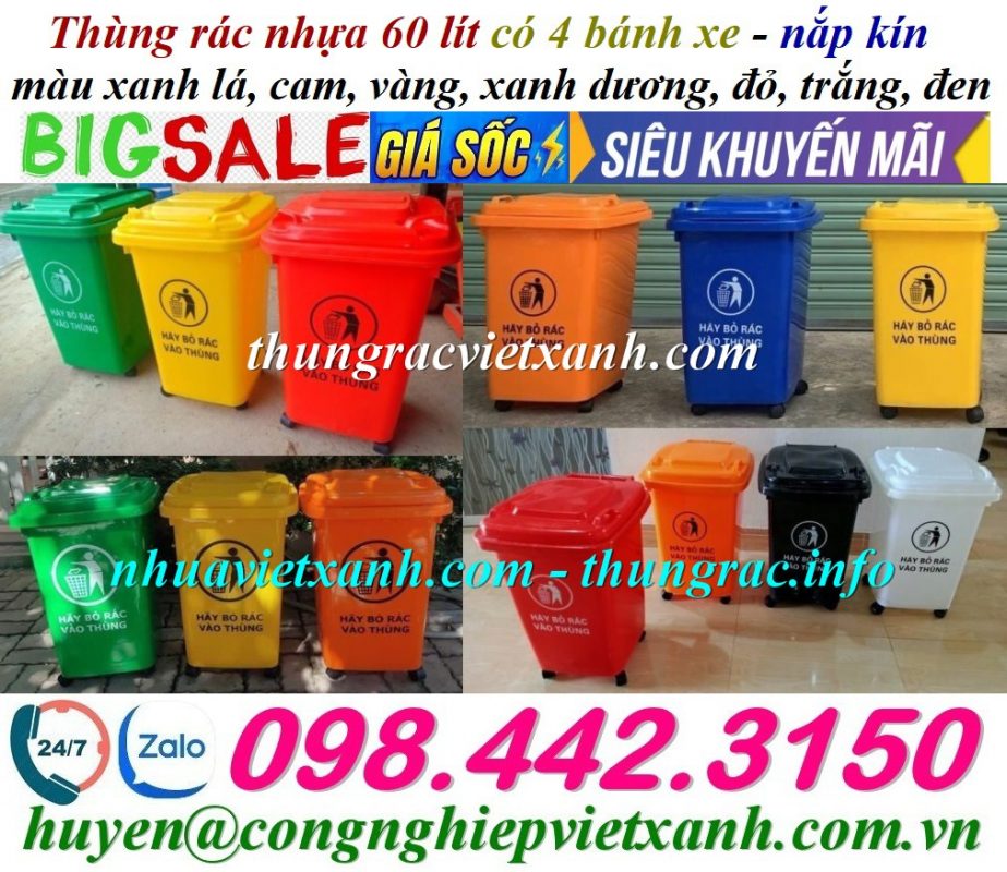 Thùng rác Việt Xanh – thùng rác công nghiệp, thùng nhựa, khay nhựa, nhựa công nghiệp