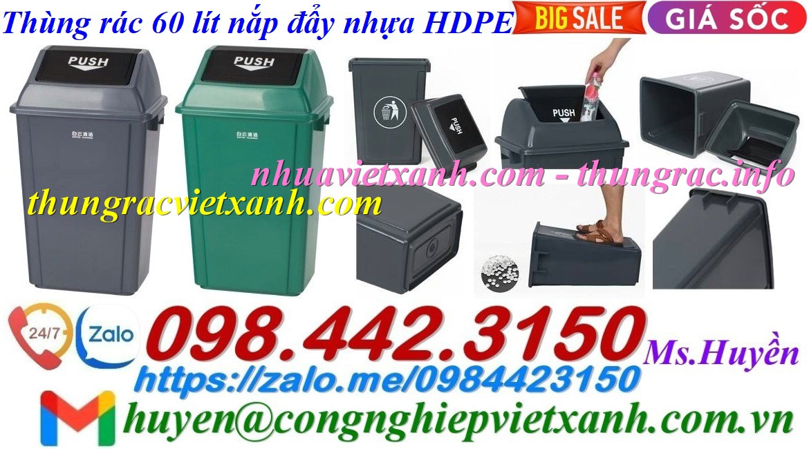 Thùng rác Việt Xanh – thùng rác công nghiệp, thùng nhựa, khay nhựa, nhựa công nghiệp