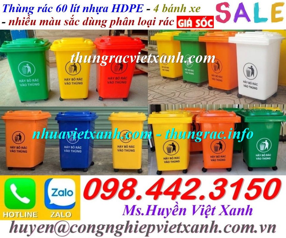 Thùng rác Việt Xanh – thùng rác công nghiệp, thùng nhựa, khay nhựa, nhựa công nghiệp