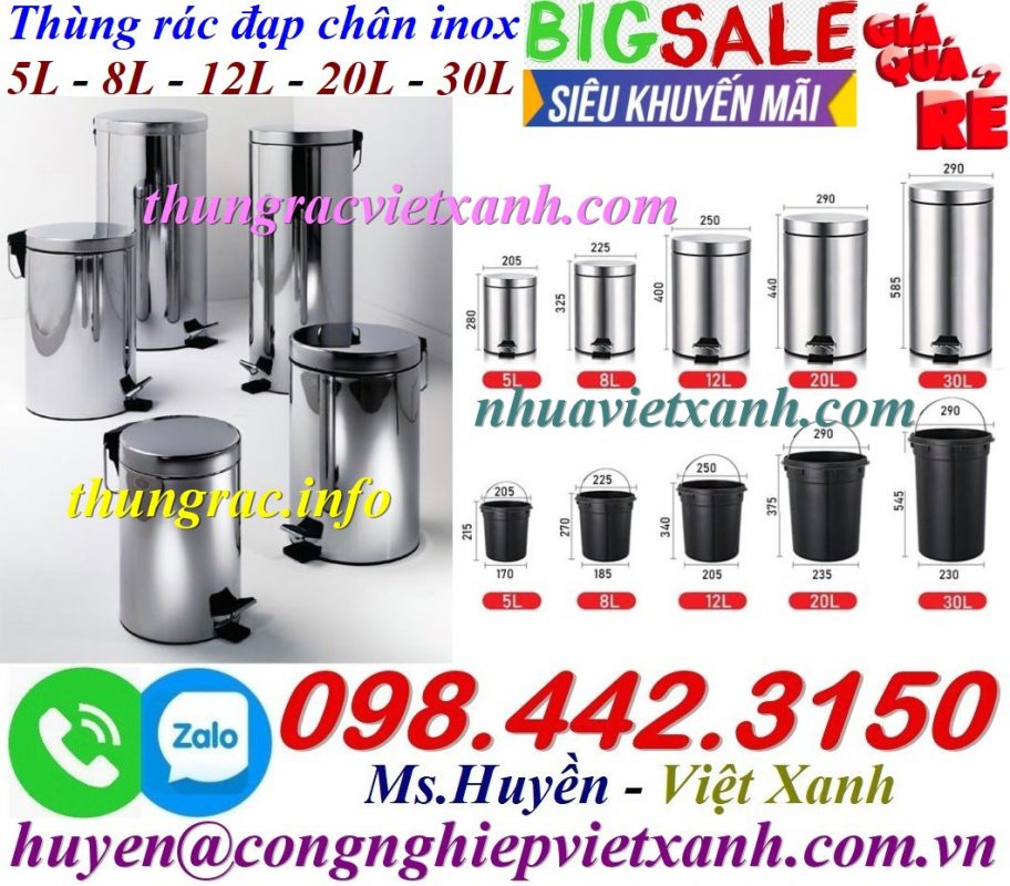 Thùng rác Việt Xanh – thùng rác công nghiệp, thùng nhựa, khay nhựa, nhựa công nghiệp