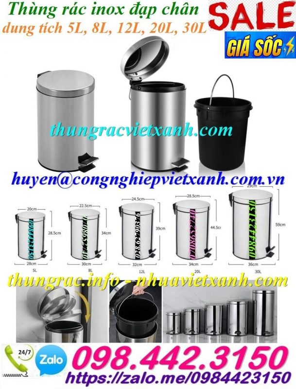 Thùng rác Việt Xanh – thùng rác công nghiệp, thùng nhựa, khay nhựa, nhựa công nghiệp