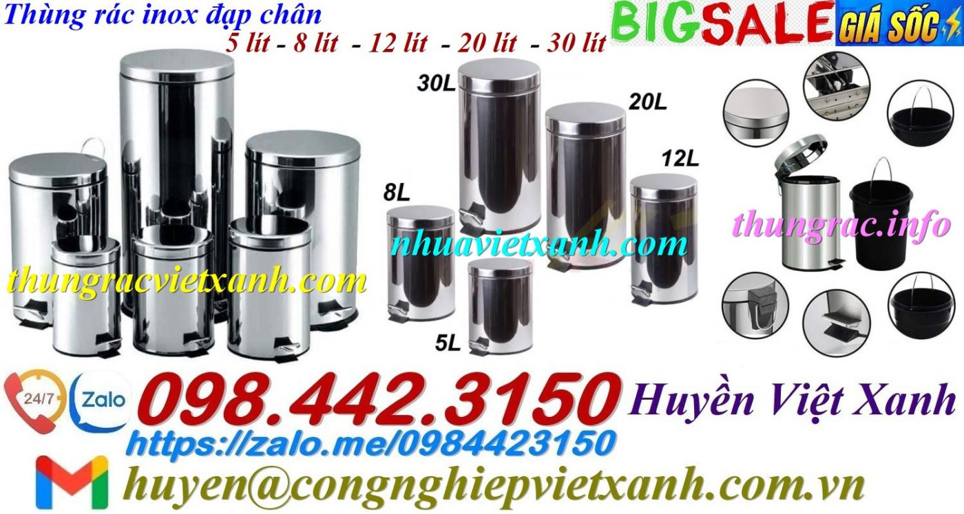 Thùng rác Việt Xanh – thùng rác công nghiệp, thùng nhựa, khay nhựa, nhựa công nghiệp