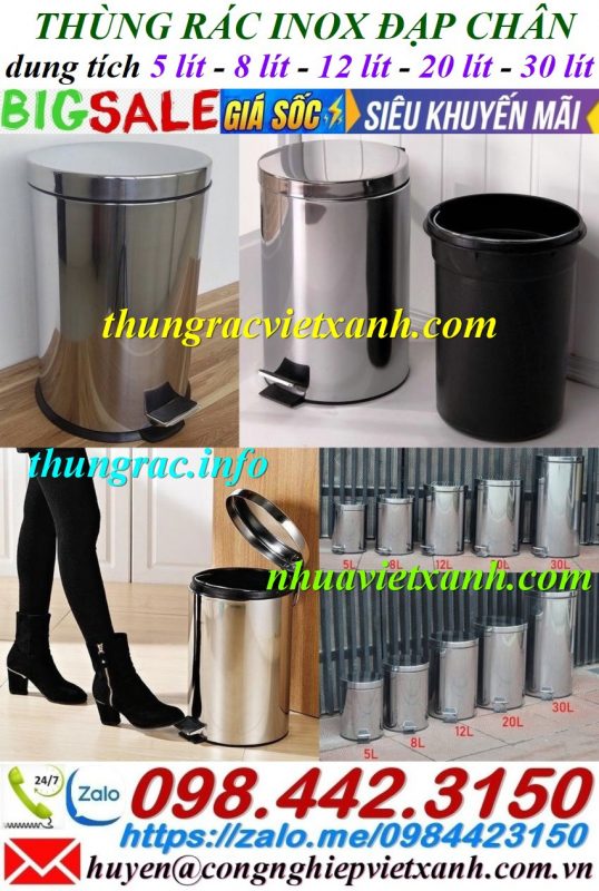 Thùng rác Việt Xanh – thùng rác công nghiệp, thùng nhựa, khay nhựa, nhựa công nghiệp