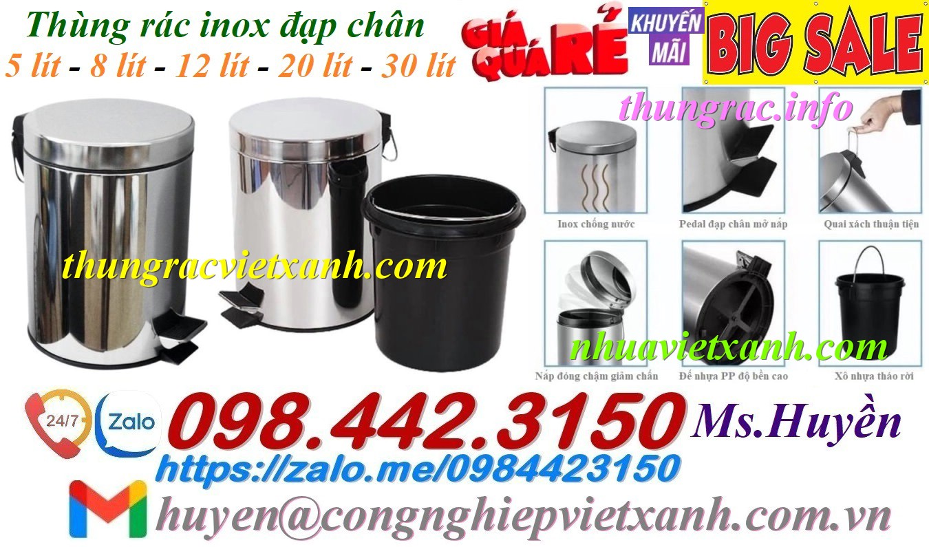 Thùng rác Việt Xanh – thùng rác công nghiệp, thùng nhựa, khay nhựa, nhựa công nghiệp