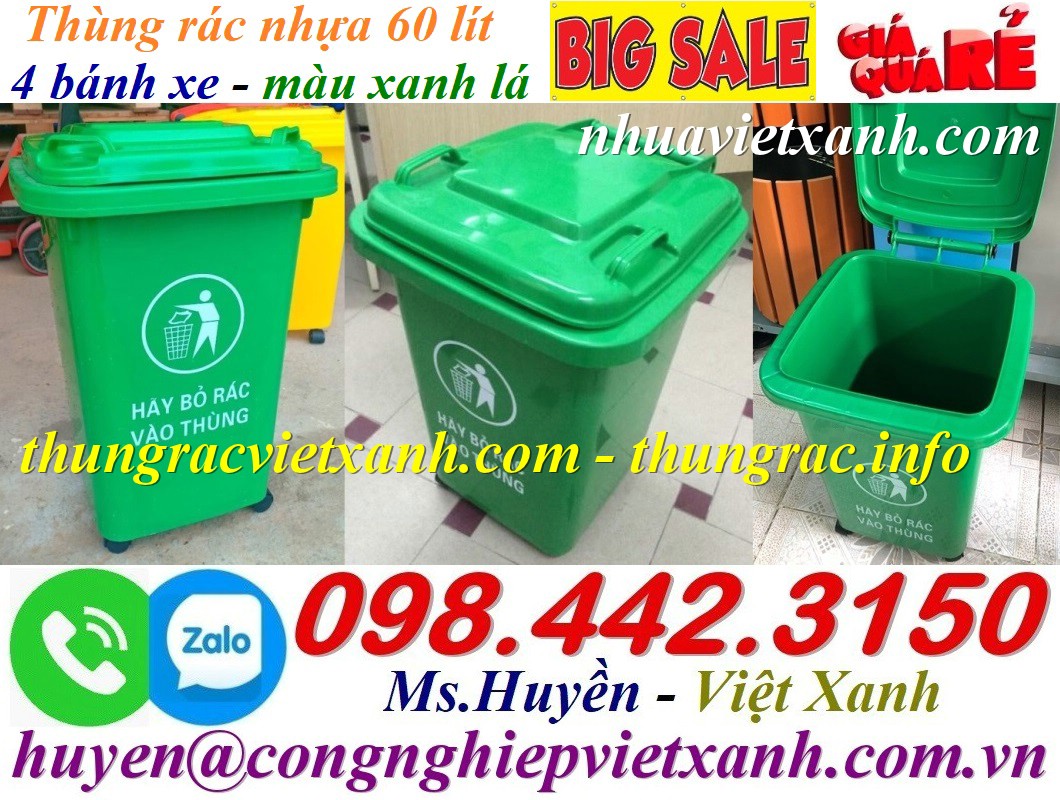 Thùng rác Việt Xanh – thùng rác công nghiệp, thùng nhựa, khay nhựa, nhựa công nghiệp
