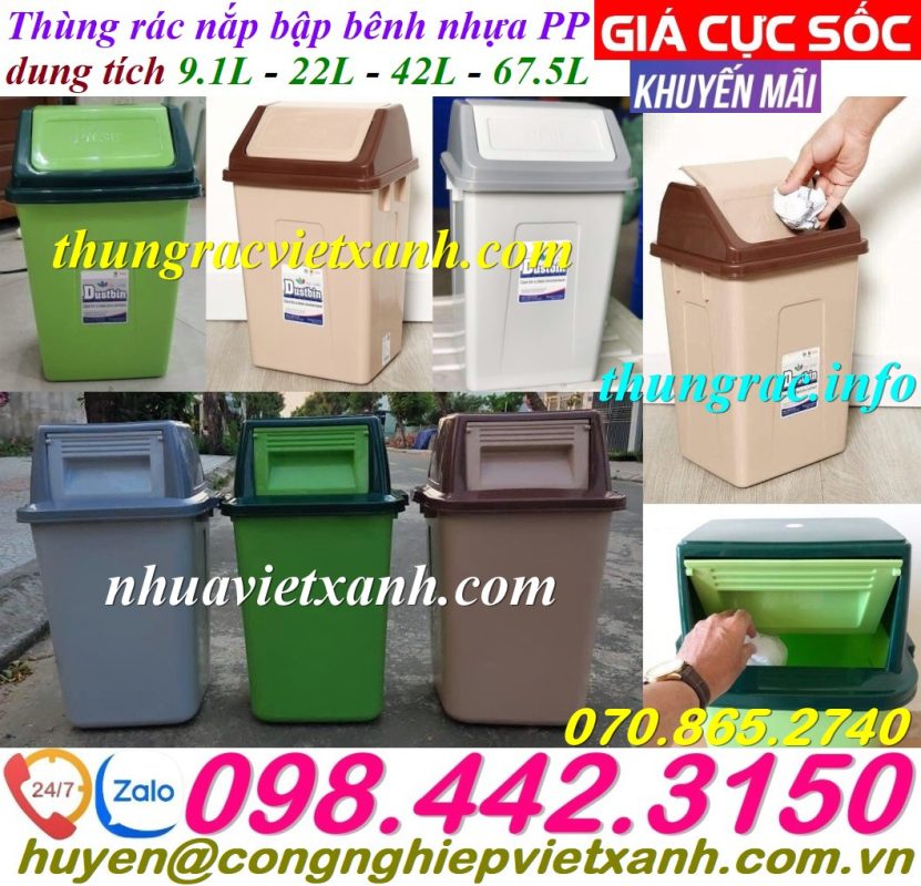 Thùng rác Việt Xanh – thùng rác công nghiệp, thùng nhựa, khay nhựa, nhựa công nghiệp