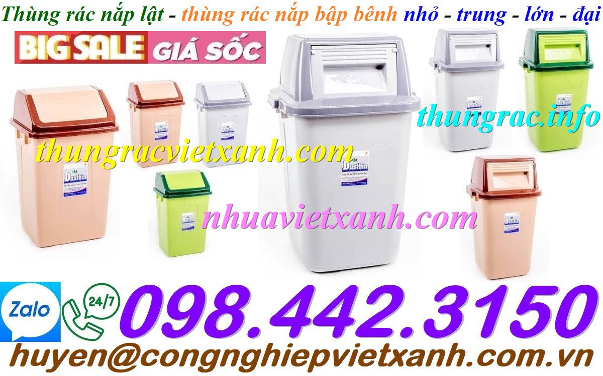 Thùng rác Việt Xanh – thùng rác công nghiệp, thùng nhựa, khay nhựa, nhựa công nghiệp