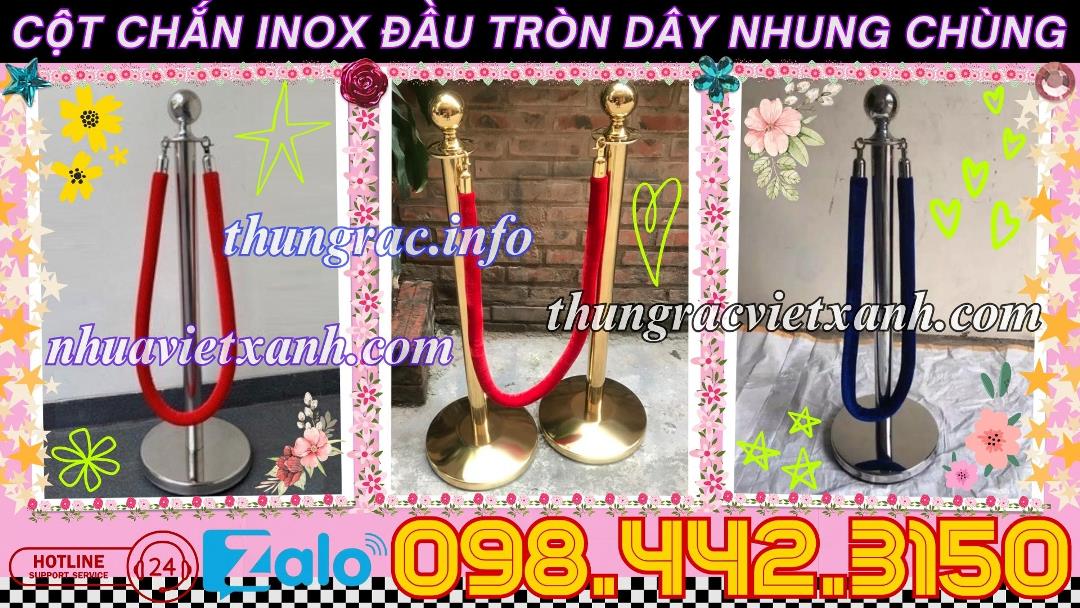 Cột chắn inox đẹp