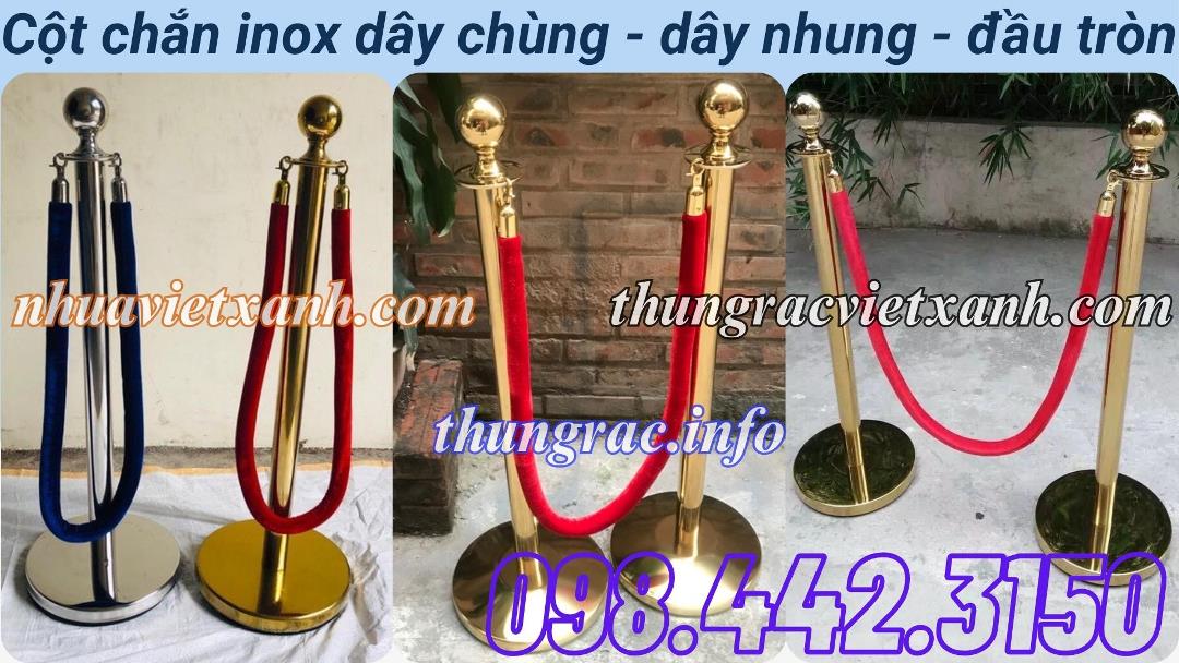 Cột chắn inox dây chùng 3