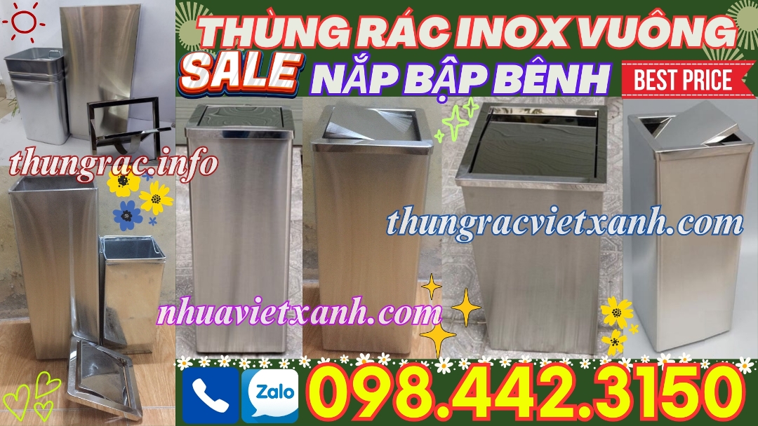 Thùng rác Việt Xanh – thùng rác công nghiệp, thùng nhựa, khay nhựa, nhựa công nghiệp