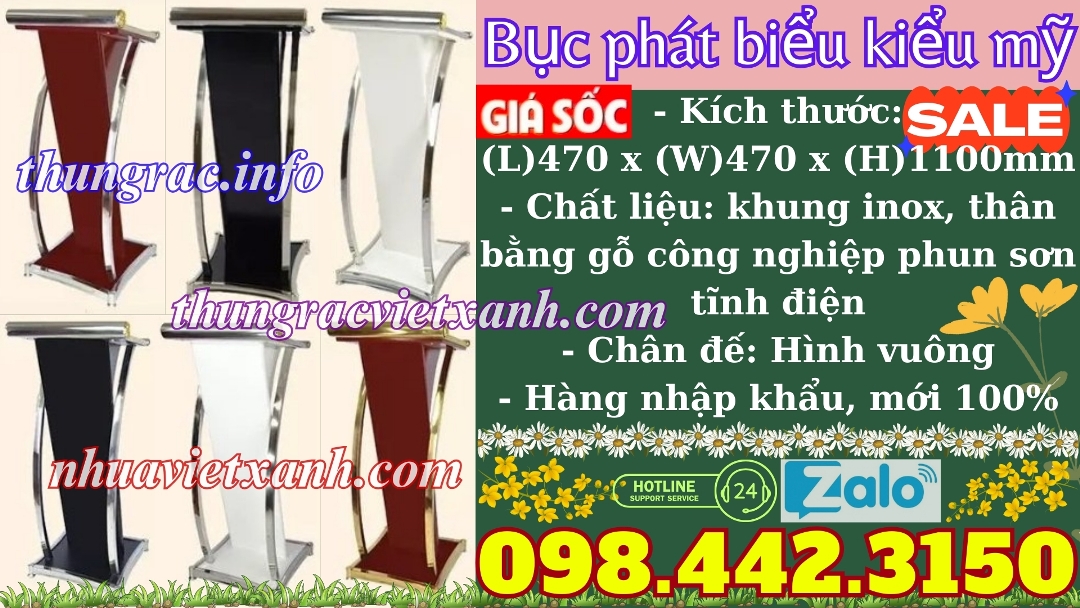 Bục phát biểu kiểu Mỹ