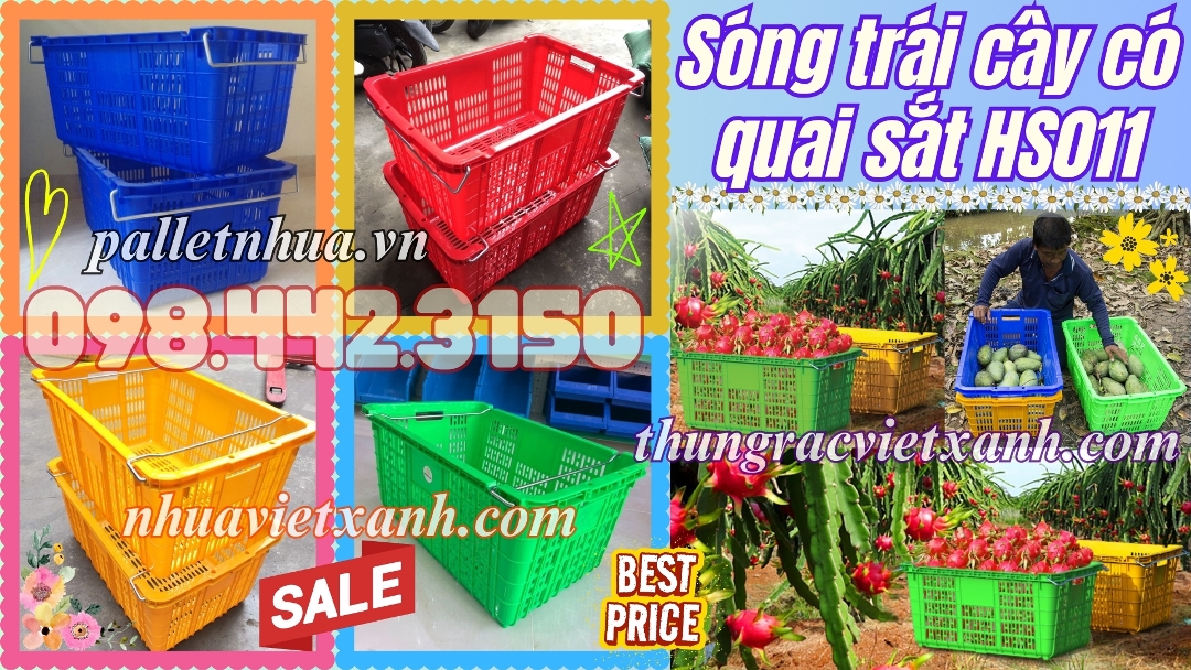 Sóng trái cây có quai sắt