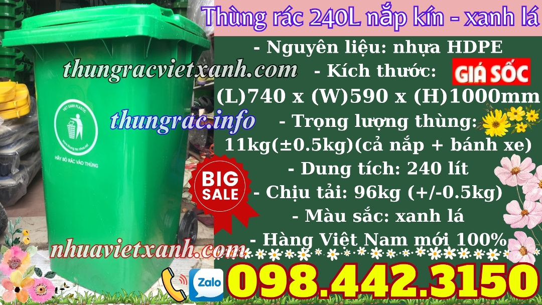 Thùng rác Việt Xanh – thùng rác công nghiệp, thùng nhựa, khay nhựa, nhựa công nghiệp