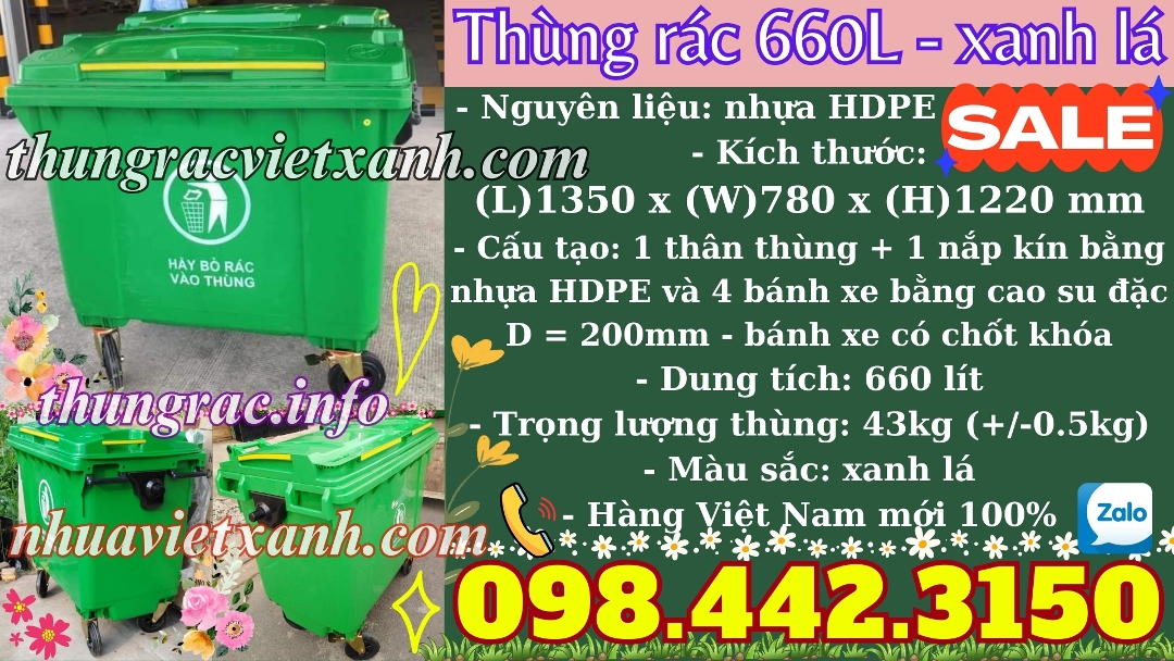 Thùng rác Việt Xanh – thùng rác công nghiệp, thùng nhựa, khay nhựa, nhựa công nghiệp