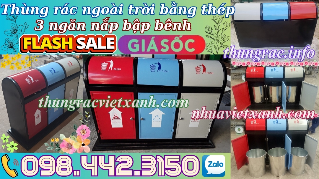 Thùng rác Việt Xanh – thùng rác công nghiệp, thùng nhựa, khay nhựa, nhựa công nghiệp