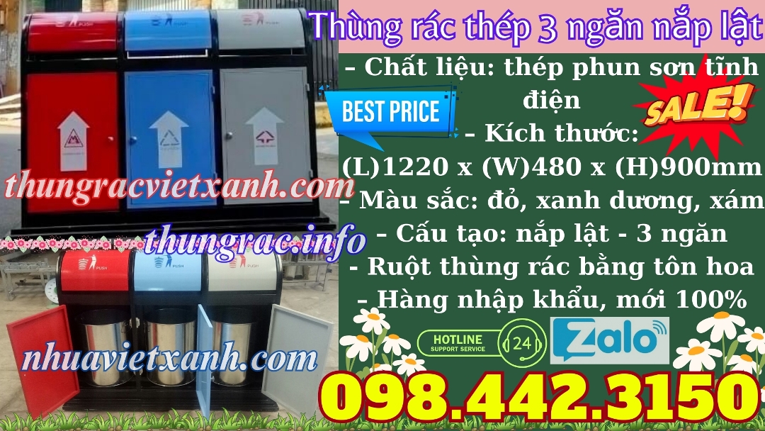 Thùng rác Việt Xanh – thùng rác công nghiệp, thùng nhựa, khay nhựa, nhựa công nghiệp