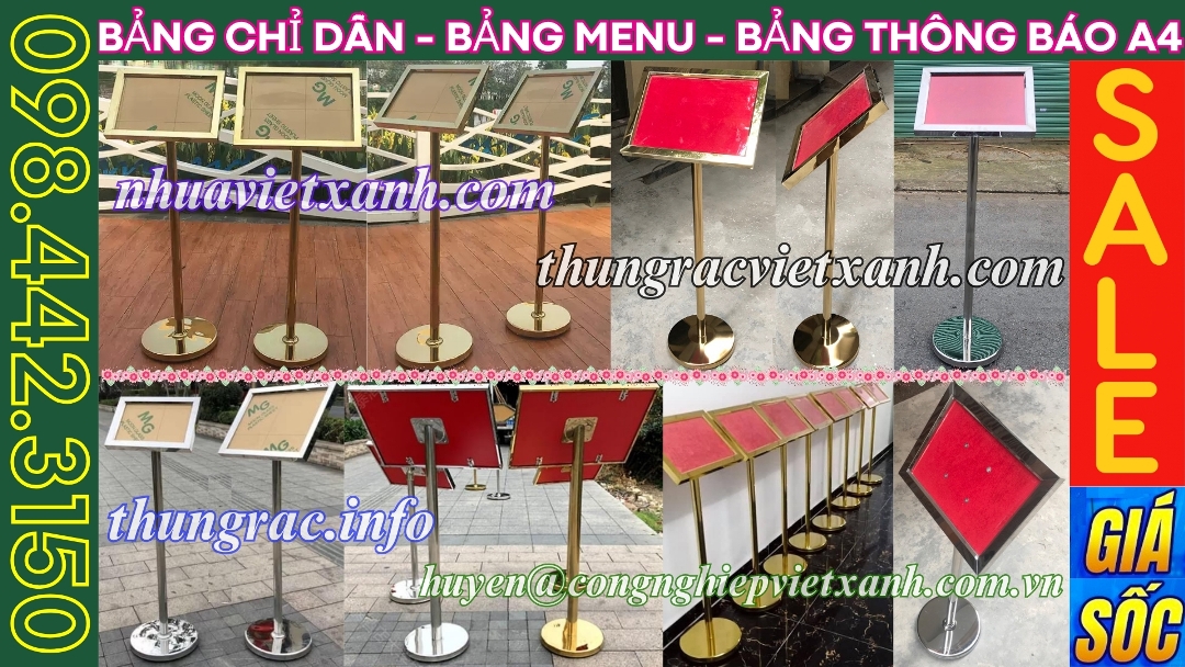 Bảng chỉ dẫn khách sạn A4