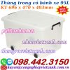Thùng trong có bánh xe 95L