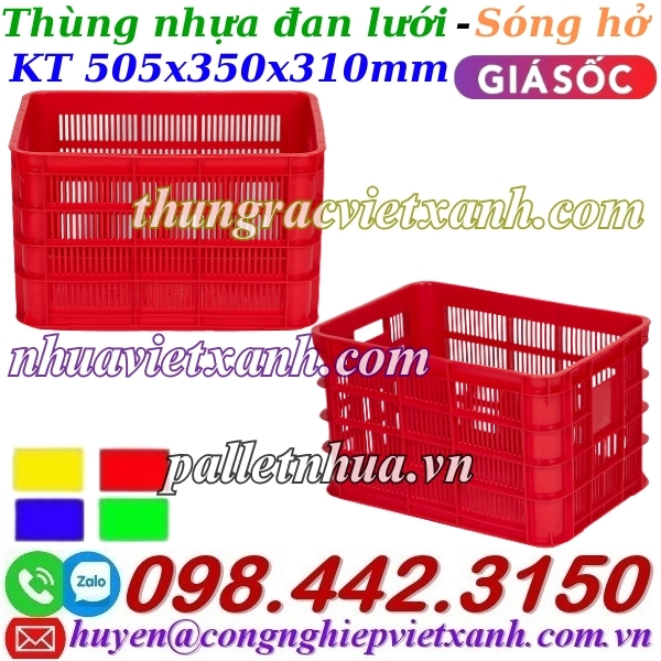 Sóng nhựa hở HS012