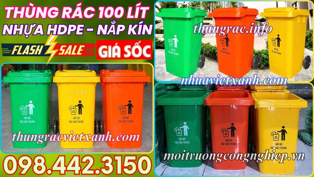 Thùng rác Việt Xanh – thùng rác công nghiệp, thùng nhựa, khay nhựa, nhựa công nghiệp