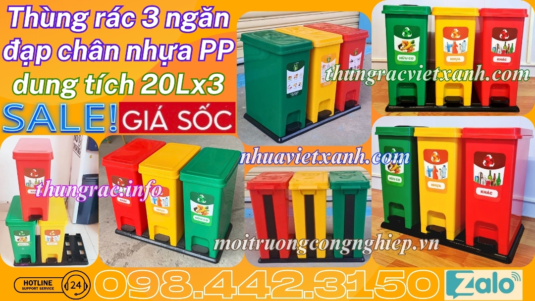 Thùng rác Việt Xanh – thùng rác công nghiệp, thùng nhựa, khay nhựa, nhựa công nghiệp